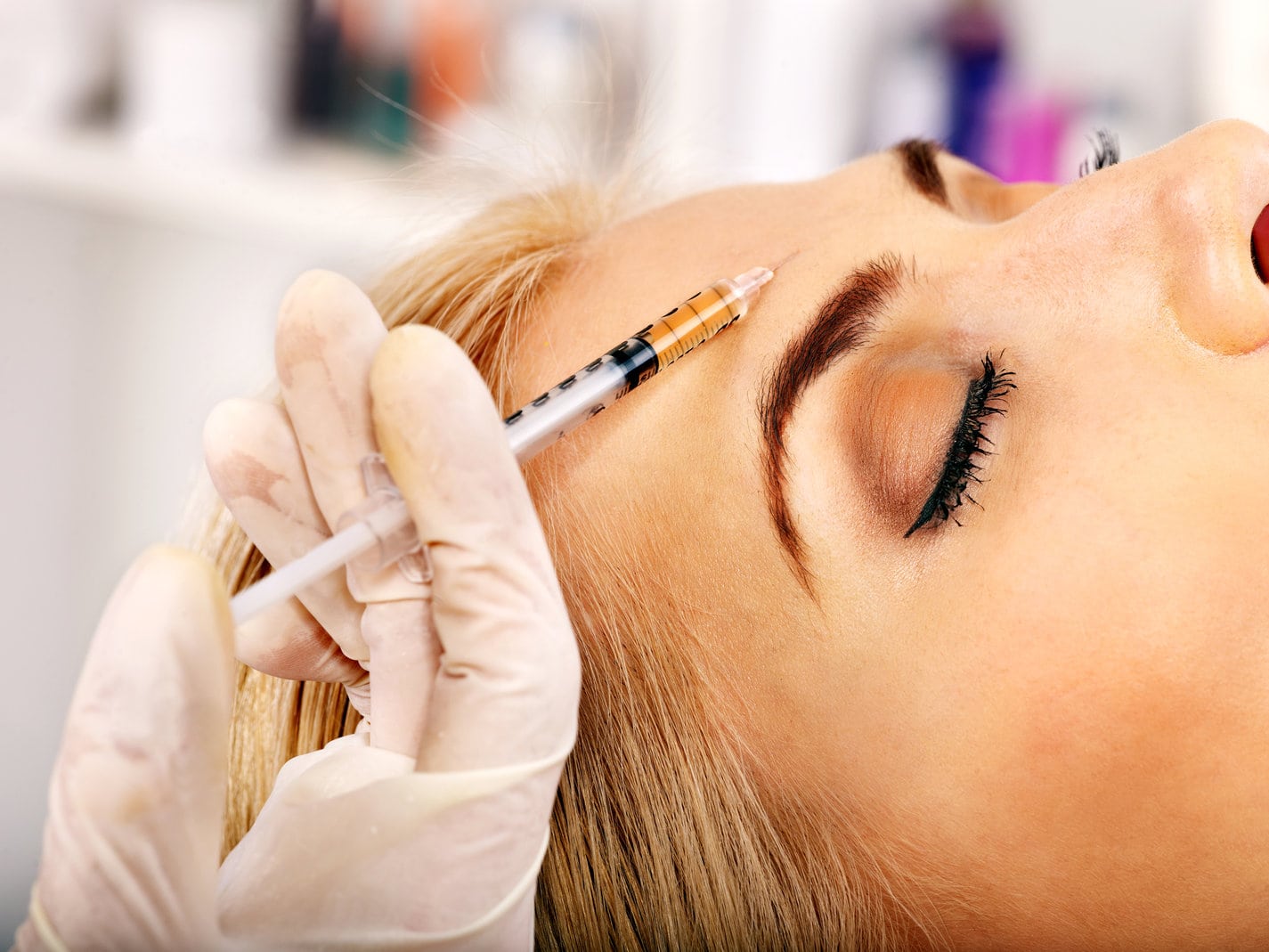 faltenbehandlung durch botox - ablauf